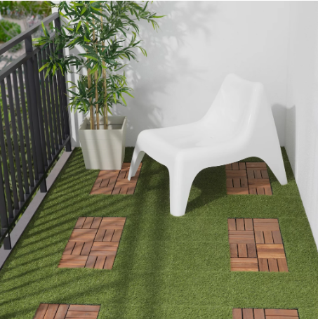 Artificial grass for Indian Balconies