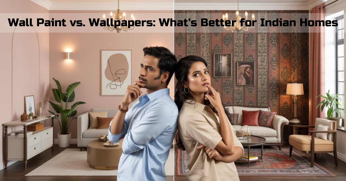 You are currently viewing Wall Paint vs. Wallpapers: What’s Better for Indian Homes