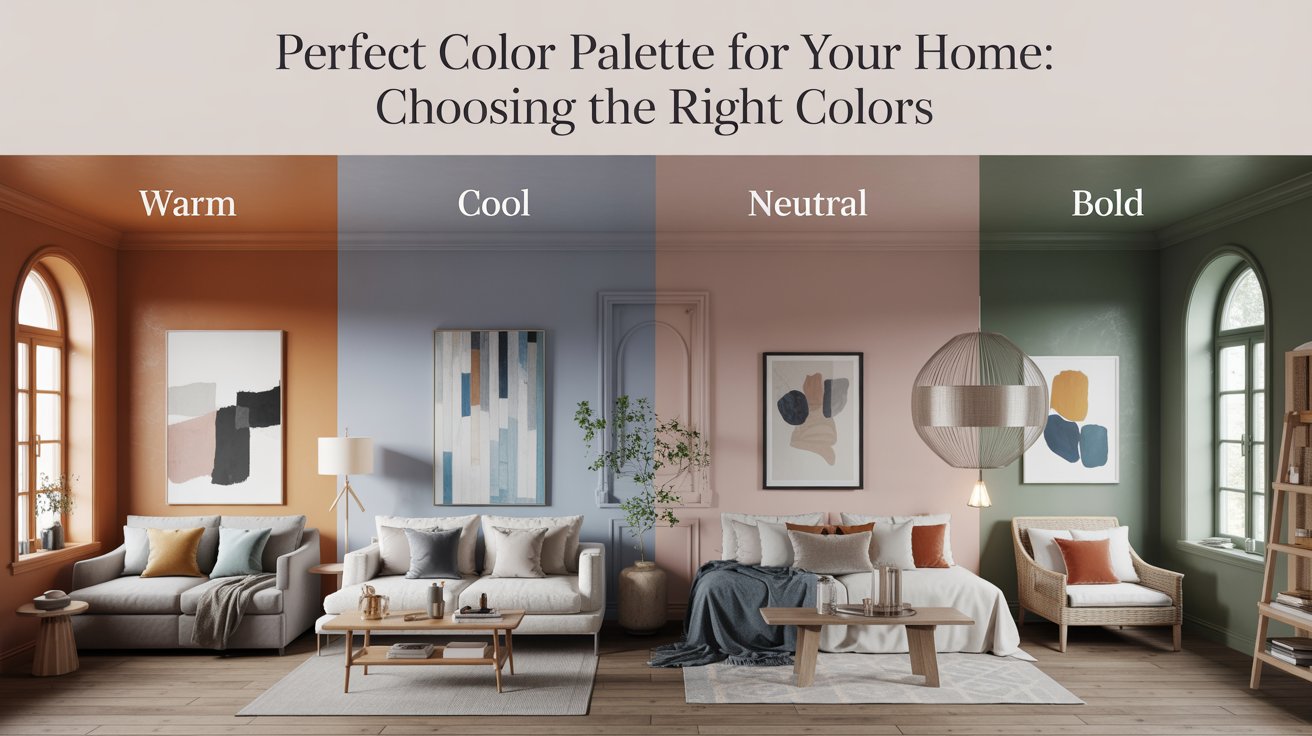 Read more about the article Perfect Color Palette for Your Home: Choosing the Right Colors