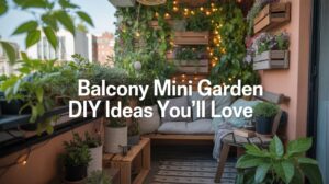 Read more about the article Balcony Mini Garden DIY Ideas You’ll Love