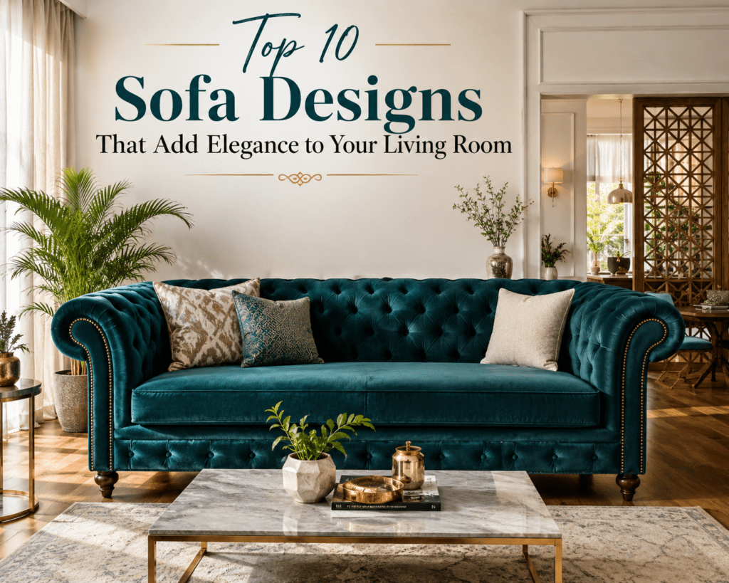 Top 10 Sofa Designs That Add Elegance to Your Living Room