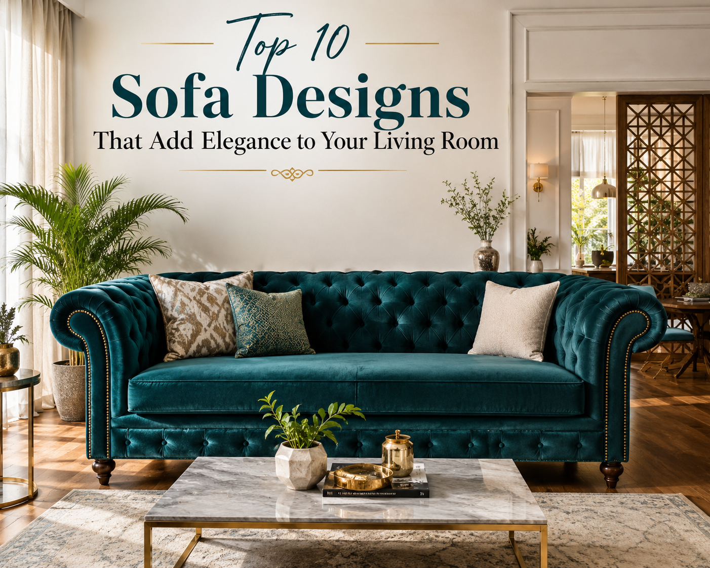 Read more about the article Top 10 Sofa Designs That Add Elegance to Your Living Room