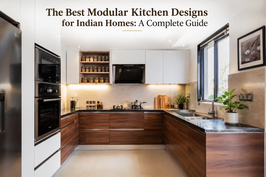 Read more about the article The Best Modular Kitchen Designs for Indian Homes: A Complete Guide