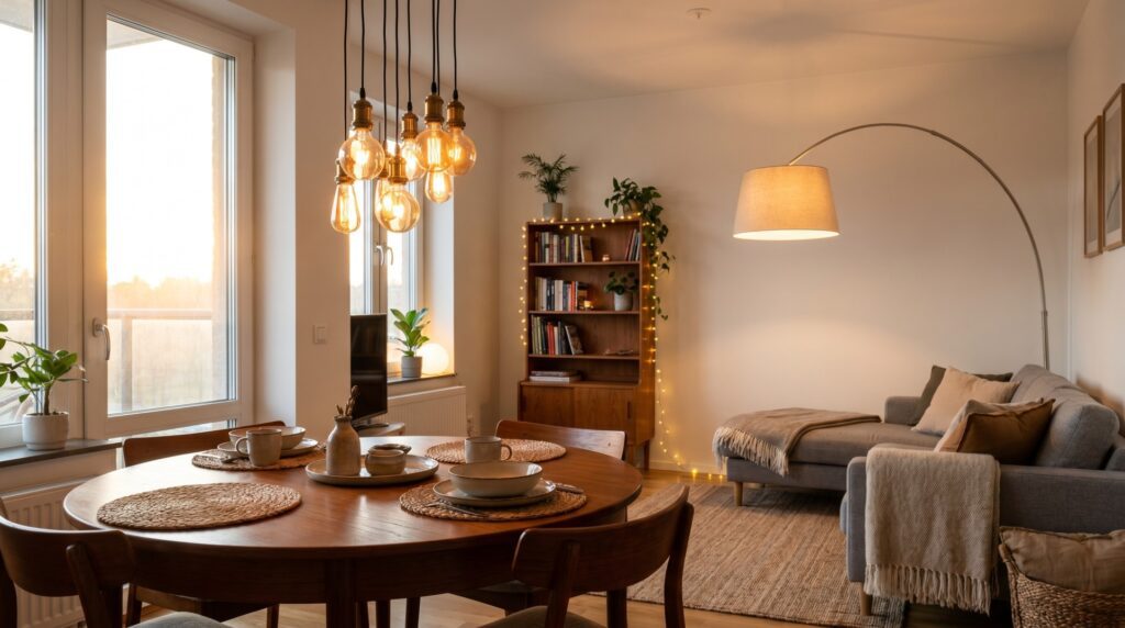 Statement lighting ideas for interior designing a rental property