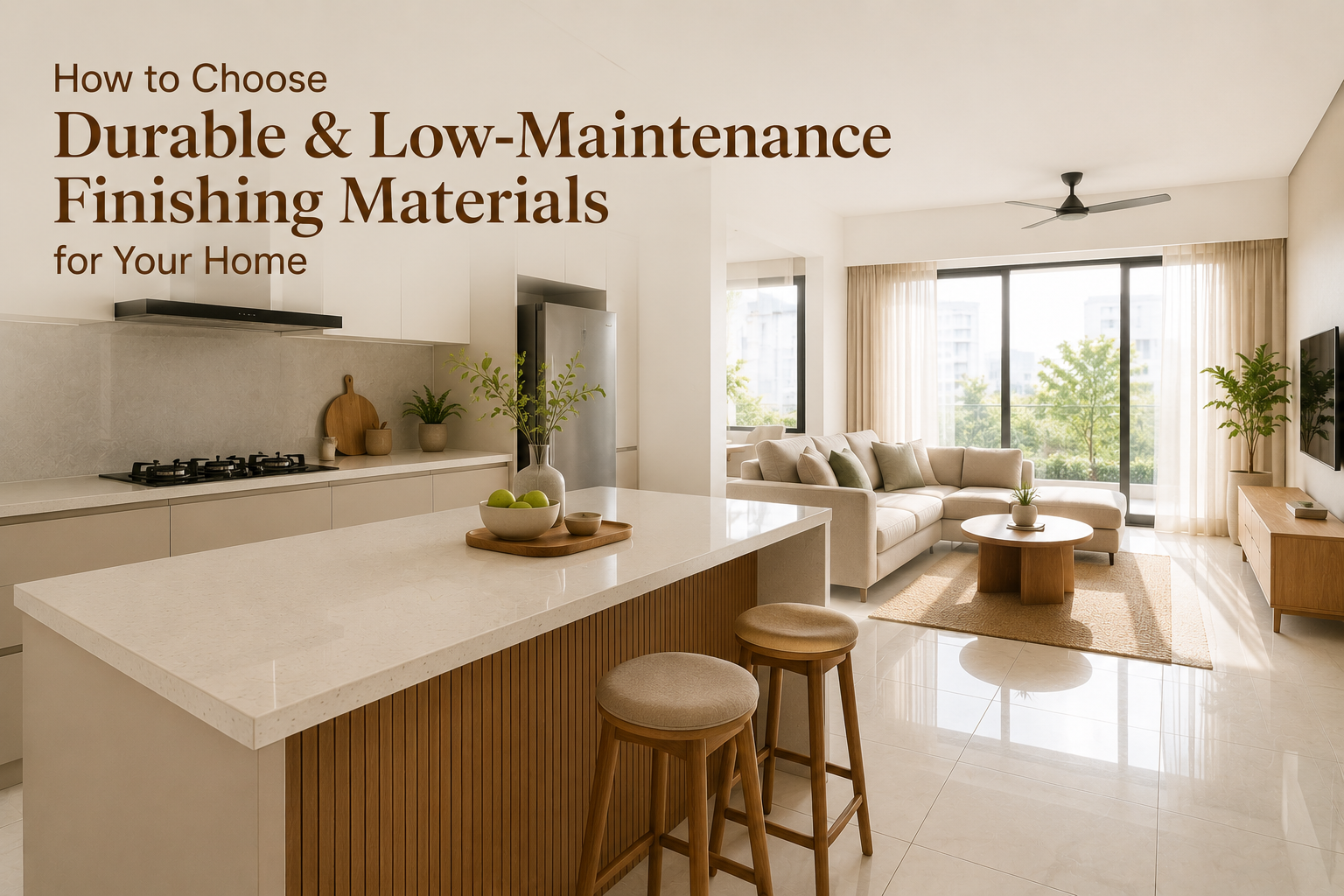 Read more about the article How to Choose Durable & Low-Maintenance Finishing Materials for Your Home