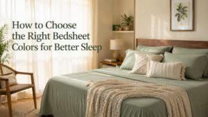 Read more about the article How to Choose the Right Bedsheet Colors for Better Sleep
