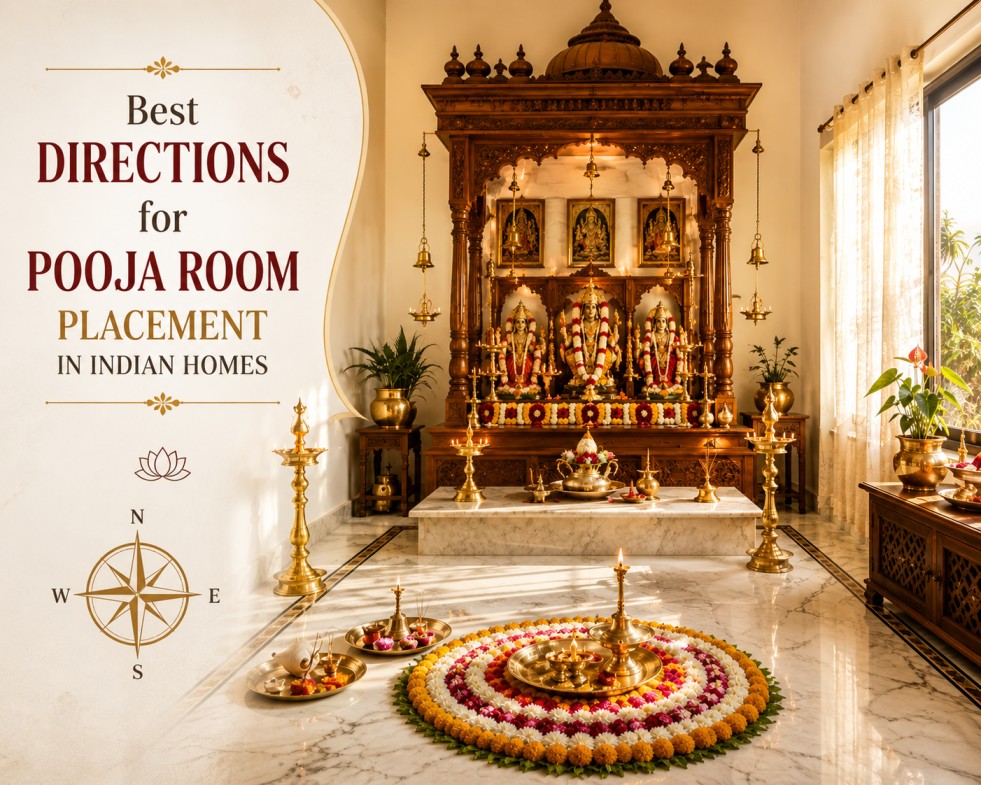 Read more about the article Best Directions for Pooja Room Placement in Indian Homes