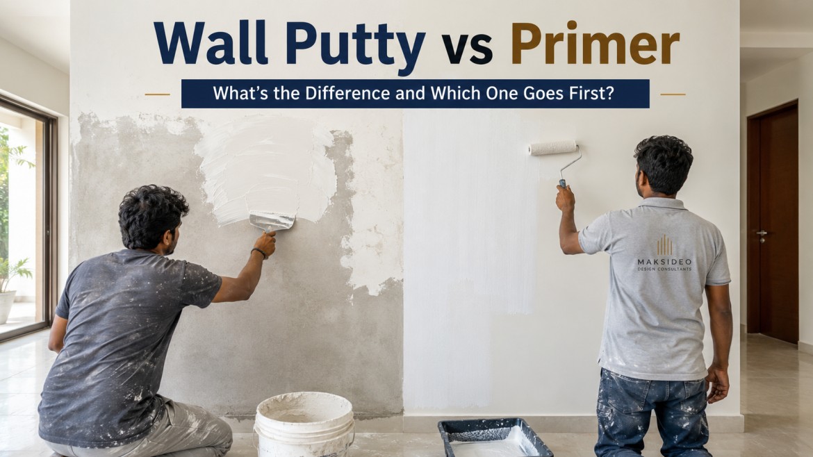 Read more about the article Wall Putty vs Primer: What’s the Difference and Which One Goes First?