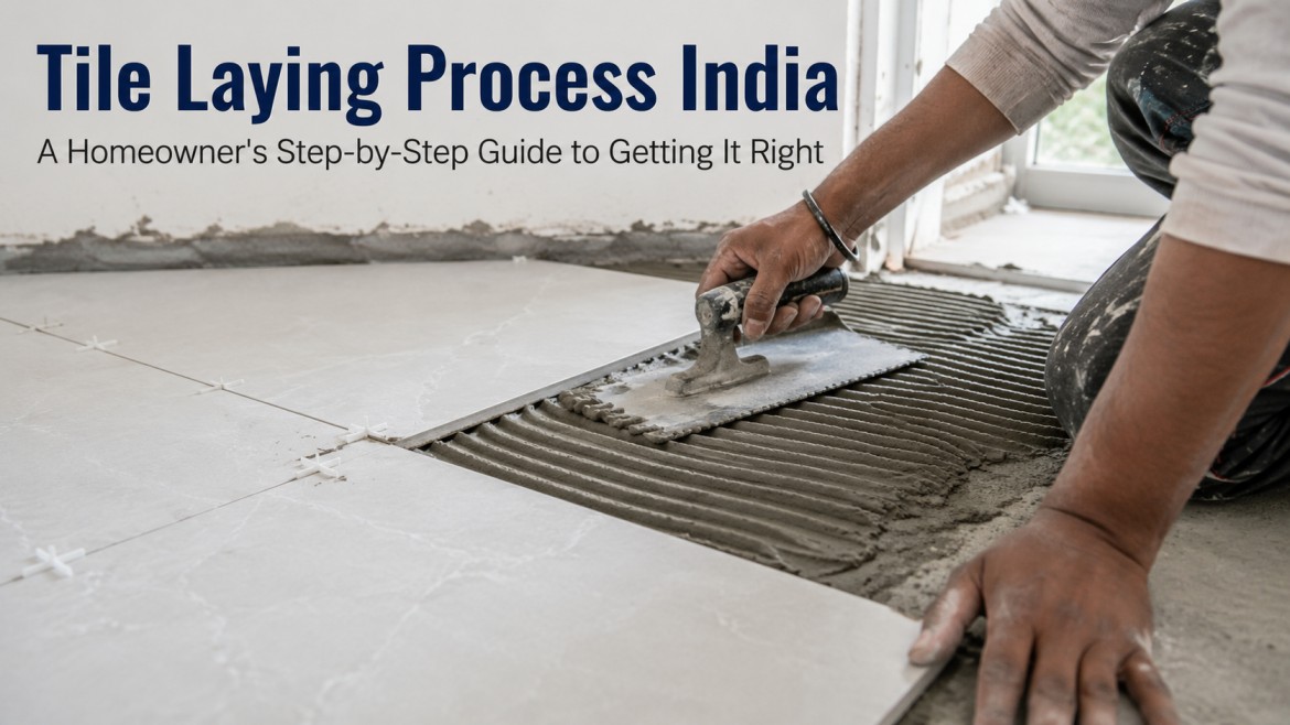 Read more about the article Tile Laying Process India: A Homeowner’s Step-by-Step Guide to Getting It Right